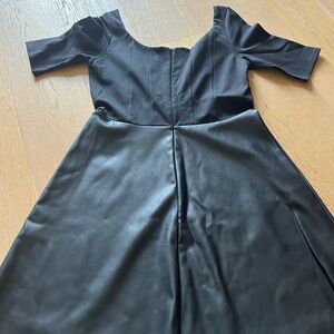 Anthropology dress NWT SIZE Large pleather